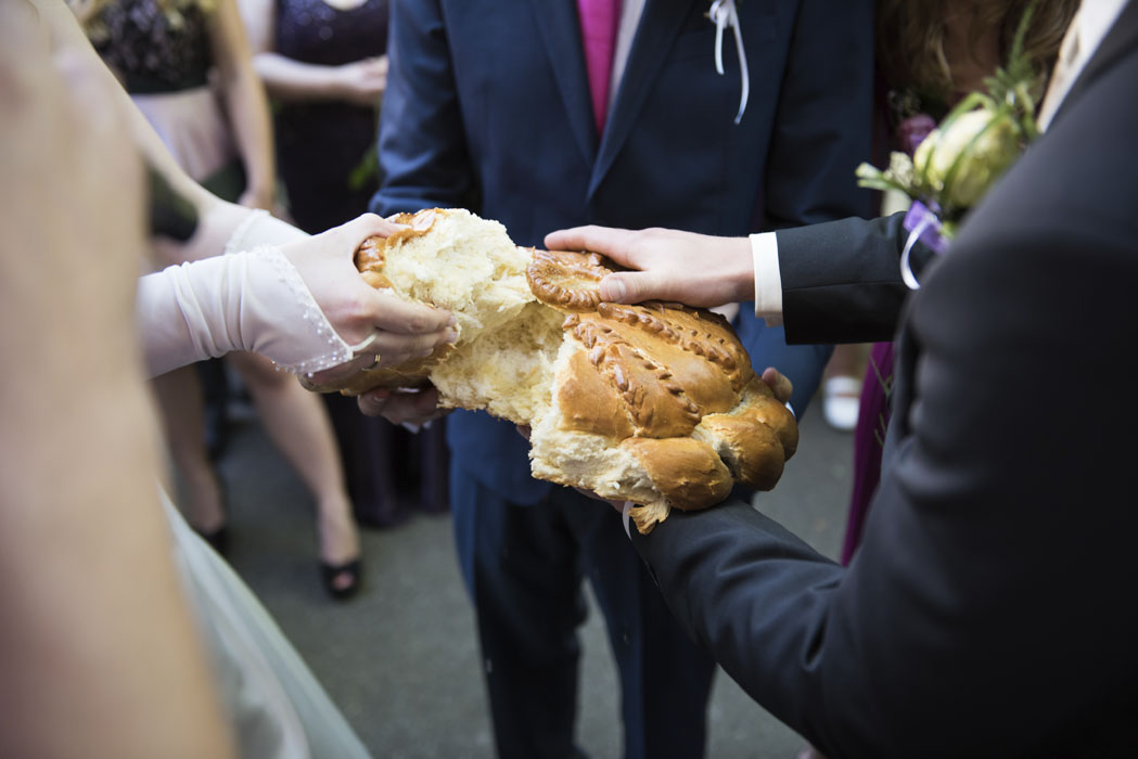 Hochzeitszeremonie Brot